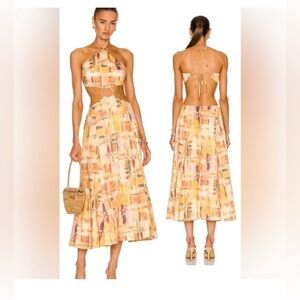 Cult Gaia
Nadeesha Printed Cutout Dress